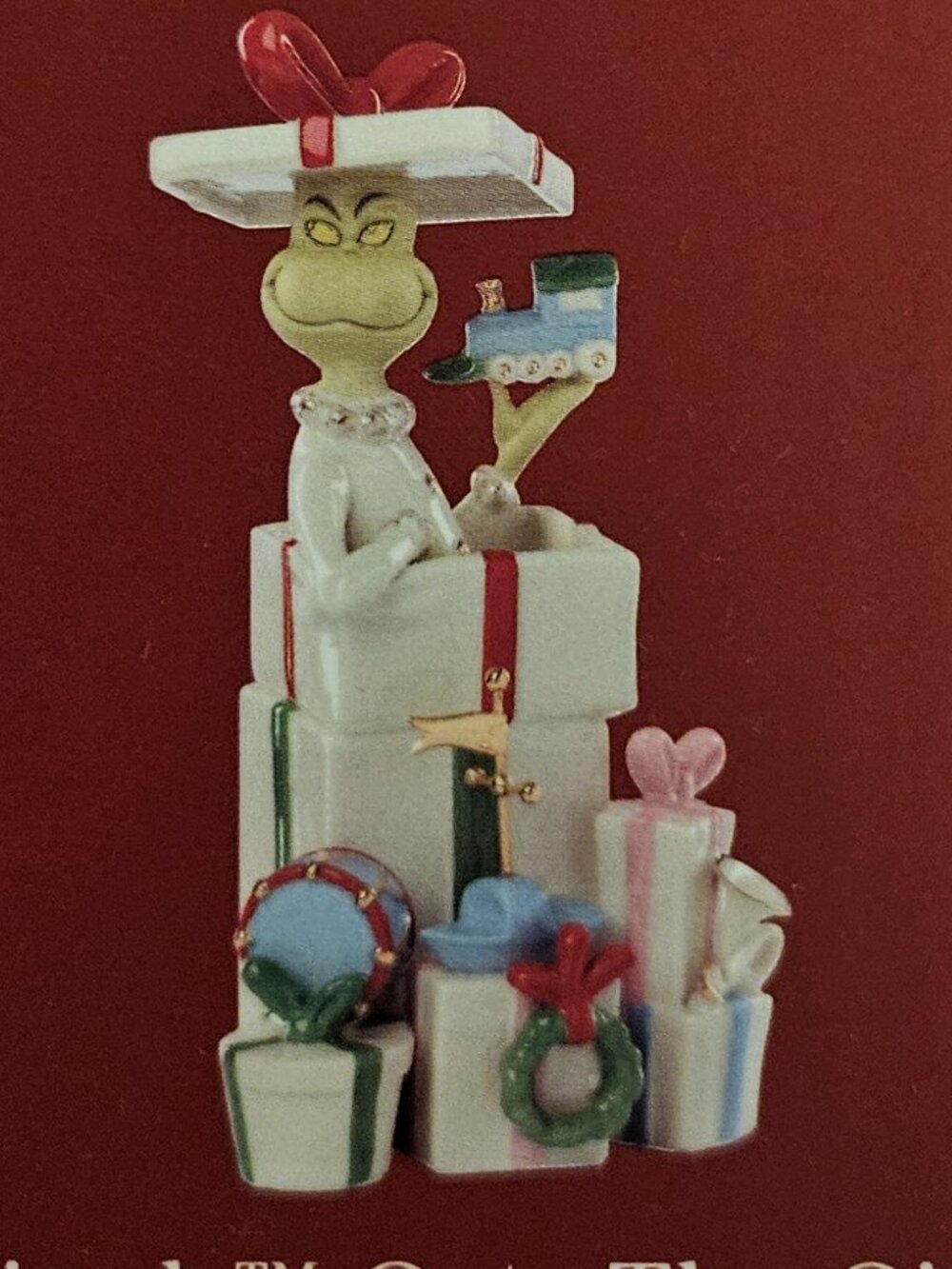 New in Box Lenox Grinch Gets the Gifts
